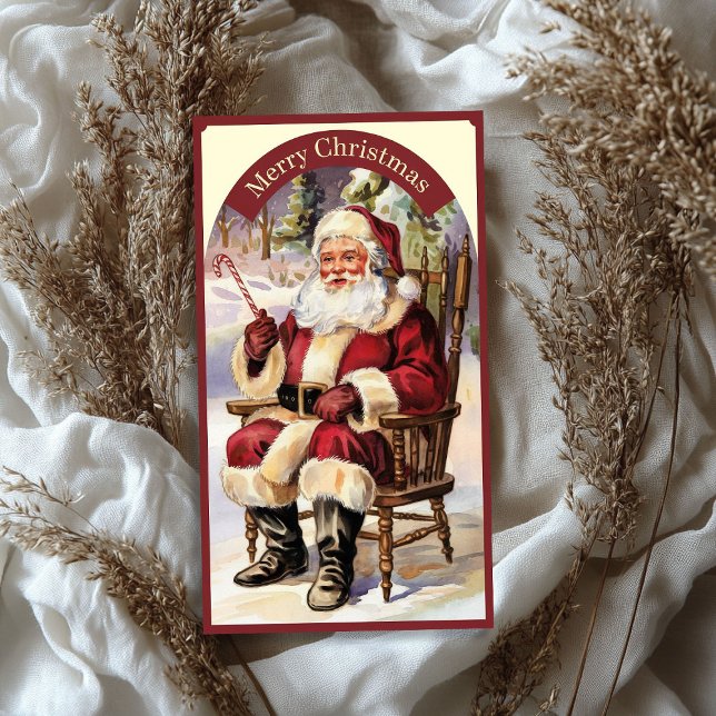 Classic Vintage Santa Claus decoupage paper (Classic Vintage Santa Claus decoupage paper)
