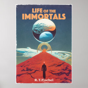 Classic Vintage Science Fiction Pulp Book Cover Poster