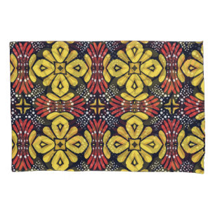 Classic Vintage: Seamless Flower Pattern Pillowcase