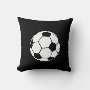 Classic Vintage Soccer Ball Distressed Sports Illu Cushion