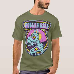 Classic Vintage Style Funny Retro 70s Roller T-Shirt
