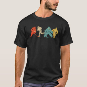 Classic Vintage Style Ice Hockey Premium T-Shirt