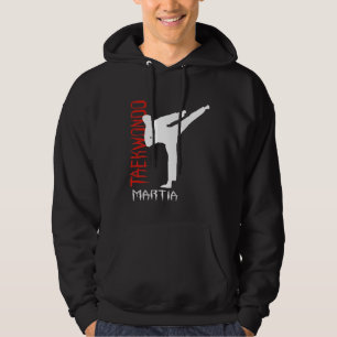 Classic Vintage Style Taekwondo Martial Arts Hoodie