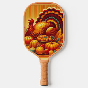 classic/vintage Thanksgiving Turkey Pickleball Paddle