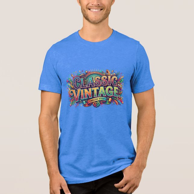 Classic Vintage Tri-Blend Shirt (Front)