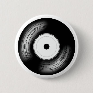 Classic Vinyl Disc 6 Cm Round Badge