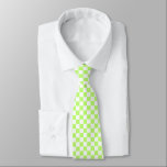 Classic visual lime checkerboard  tie<br><div class="desc">Classic visual lime checkerboard</div>
