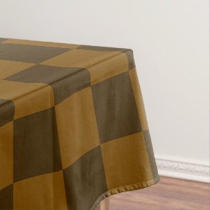 Classic visual magenta checkerboard tablecloth
