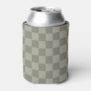 Classic visual magenta chequerboard can cooler
