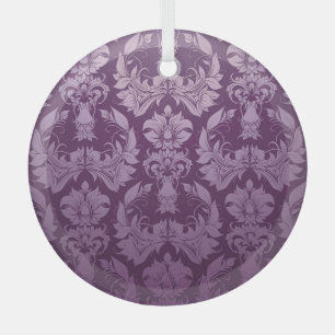 Classic Wallpaper: Seamless Vintage Design Glass Tree Decoration