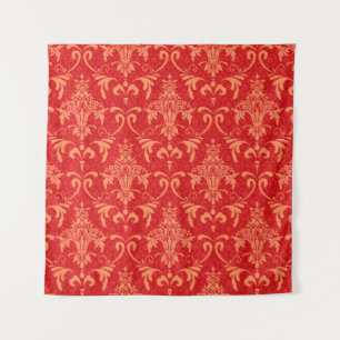 classic wallpaper with Victorian ornament, red and Tapestry