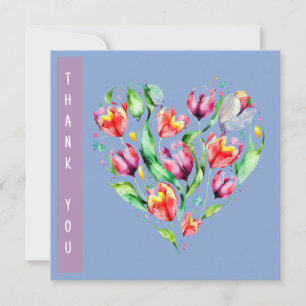 Classic Watercolor Tulip Elegance Floral Wreath