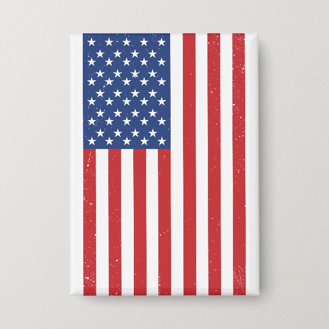 Classic Waving American Flag Design (Front)