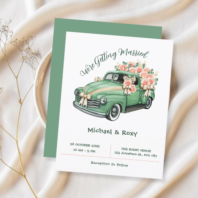 Classic Wedding car Invitation (Creator Uploaded)