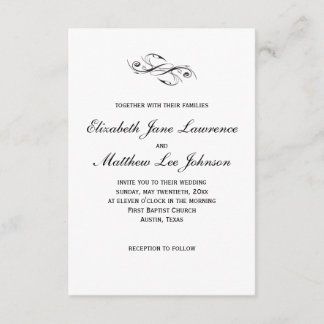 Classic Wedding Invitation
