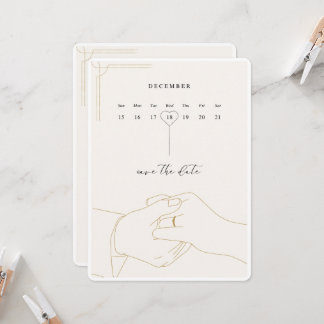 classic wedding invitation