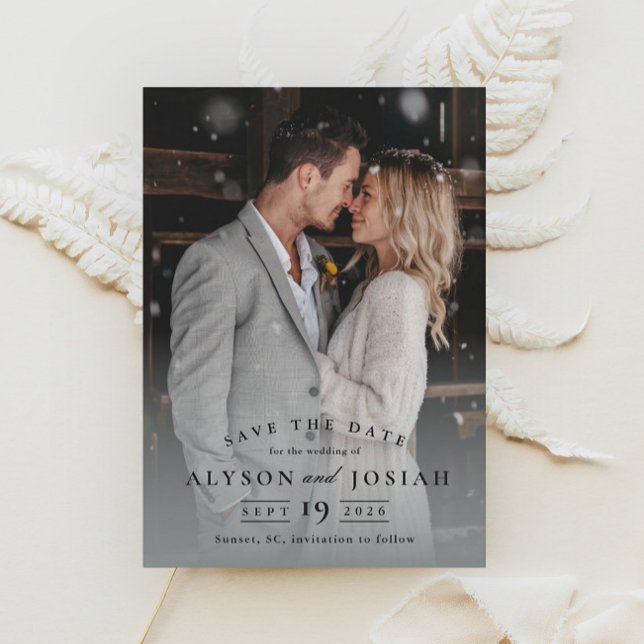 Classic Wedding Photo Save The Date (Creator Uploaded)