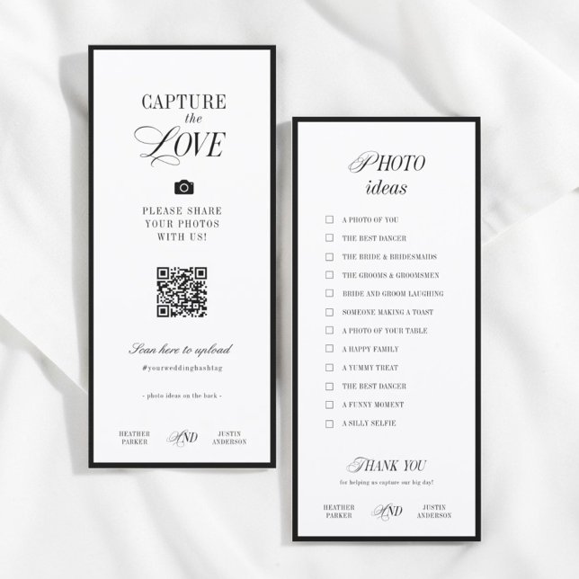 Classic Wedding Photo Scavenger Hunt Game Cards (Creator Uploaded)