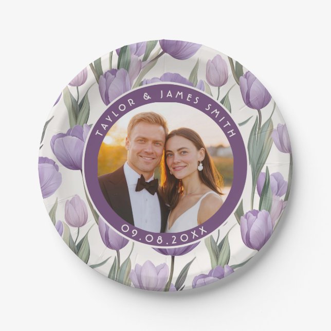 Classic Wedding Plates For Backyard Wedding (Front)