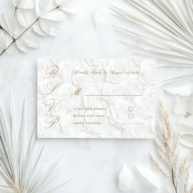 Classic Wedding RSVP Card (Creator Uploaded)