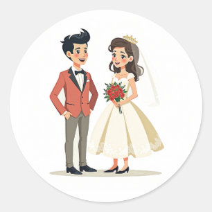 Classic Wedding Stickers