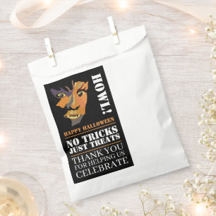 Classic Werewolf, Halloween Party Favour Bags