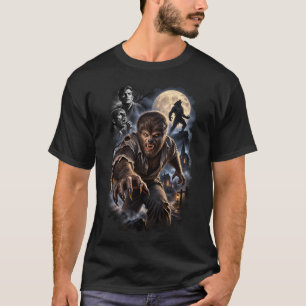 Classic Werewolf Vintage Horror Monster T-Shirt