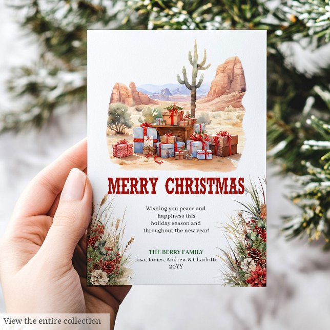 Classic Western Christmas greeting card design (Classic Western Christmas greeting card design

)