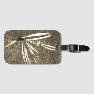 Classic wet fly pattern for trout and bass fishing luggage tag