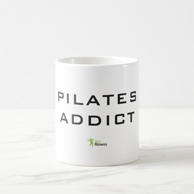 Classic White 11 oz  Mug | Pilates Addict (Center)