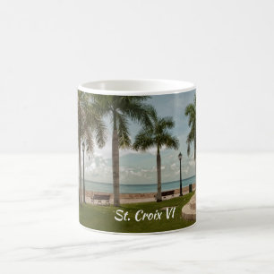 Classic White Mug with a Tranquil Scenery