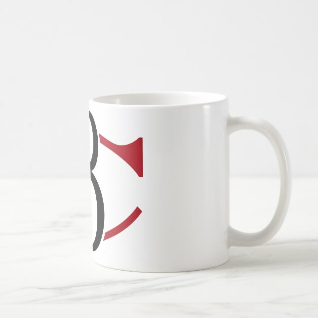 Classic White Mug with C3 Logo (Right)