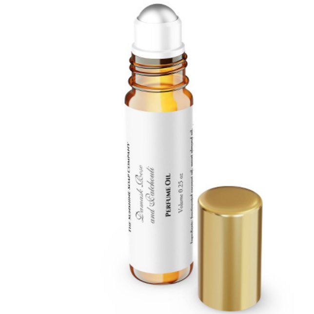 Classic White Perfume Roller Bottle label (Creator Uploaded)