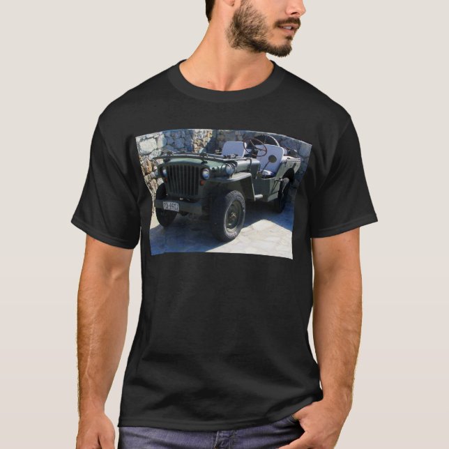 Classic Willy's Jeep. T-Shirt (Front)