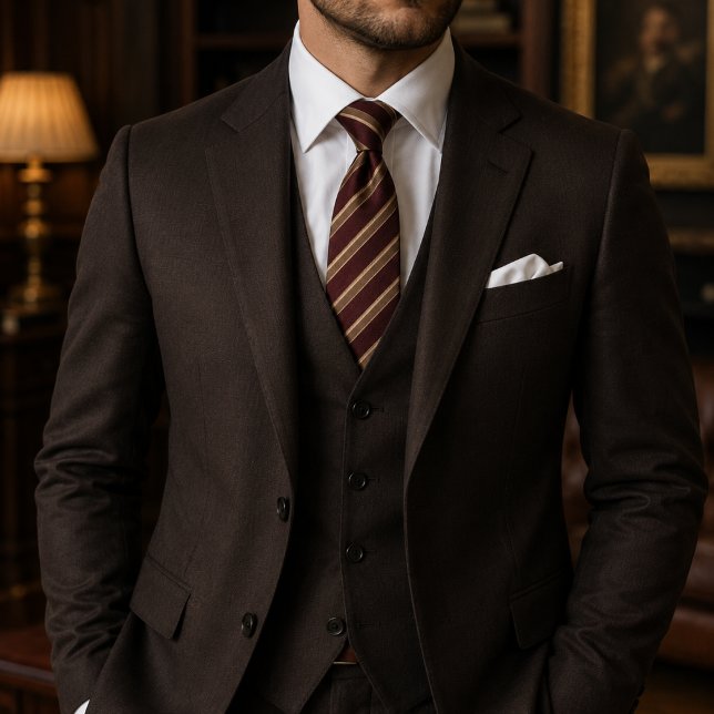 Classic Wine Red Wedding & Business Tie (Creator Uploaded)