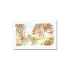 Classic Winnie the Pooh and Pals Watercolor Scene