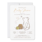Classic Winnie the Pooh Baby Shower Invitation