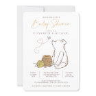 Classic Winnie the Pooh Baby Shower Invitation