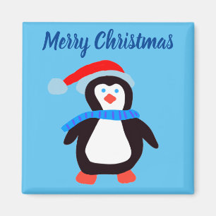 Classic Winter Penguin Magnet