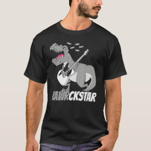 Classic Witty  Pun Dinosaur Rockstar Punk Lifestyl T-Shirt