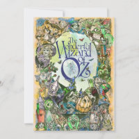 Classic Wizard of Oz Character Note Card