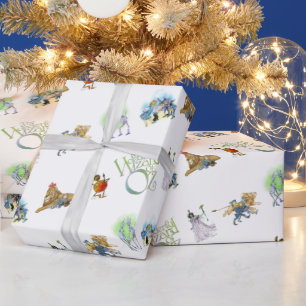 Classic Wizard of Oz Christmas Wrapping Paper