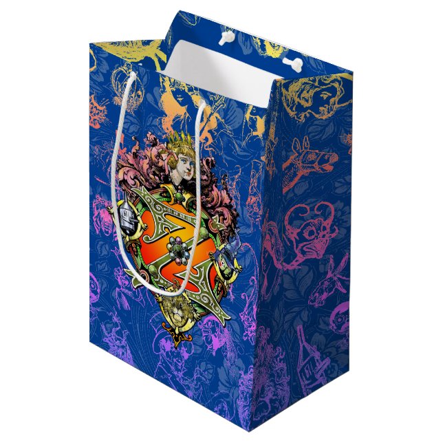 Classic Wizard of Oz  Gift Bag with Royal Crest (Front Angled)