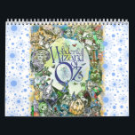CLASSIC WIZARD of OZ HORIZONTAL - Any 12 Months! Calendar<br><div class="desc">A Full Colour Collection of reimagined vintage Wizard of Oz art and poems for every month of the year. You choose the months to start your calendar year! Now in a version made for the 8.5x11 inch calendar (there's also a larger vertical version available). Written and illuminated by Emerald City...</div>