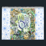 CLASSIC WIZARD of OZ HORIZONTAL - Any 12 Months! Calendar<br><div class="desc">A Full Colour Collection of reimagined vintage Wizard of Oz art and poems for every month of the year. You choose the months to start your calendar year! Now in a version made for the 8.5x11 inch calendar (there's also a larger vertical version available). Written and illuminated by Emerald City...</div>