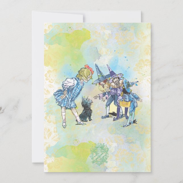 Classic Wizard of Oz Note Cards 1 of 21 - OziaArts (Front)
