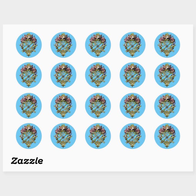 Classic Wizard of Oz Royalty Sticker! Classic Round Sticker (Sheet)