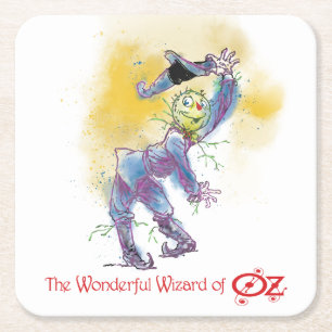 Classic Wizard of Oz Scarecrow Paper Coaster