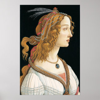 Classic Woman Portrait Poster