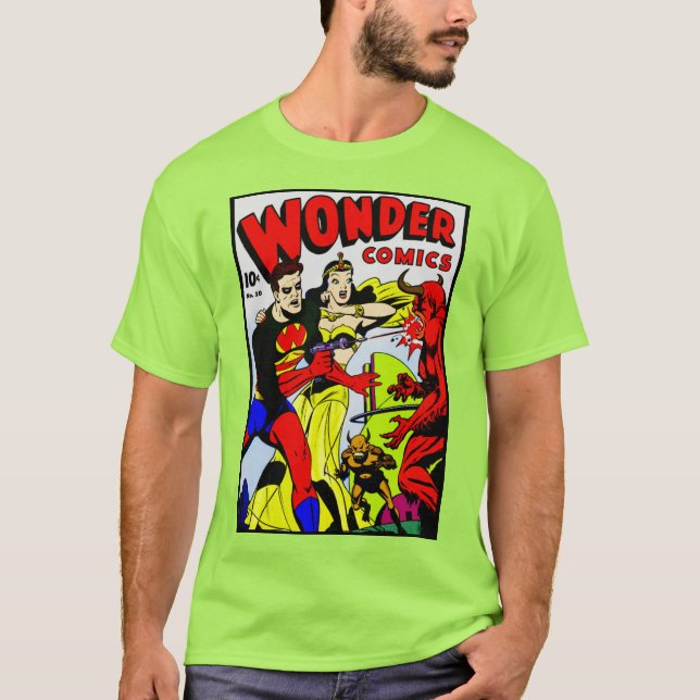 Classic Wonder Comics T-Shirt (Front)